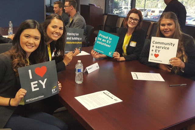 Ernst & Young Connects Employees To Community Needs