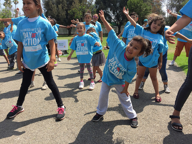 Healthy-Day-of-Action-event-by-Orange-County-United-Way-to-promote-healthy-lifestyles-for-children-and-families