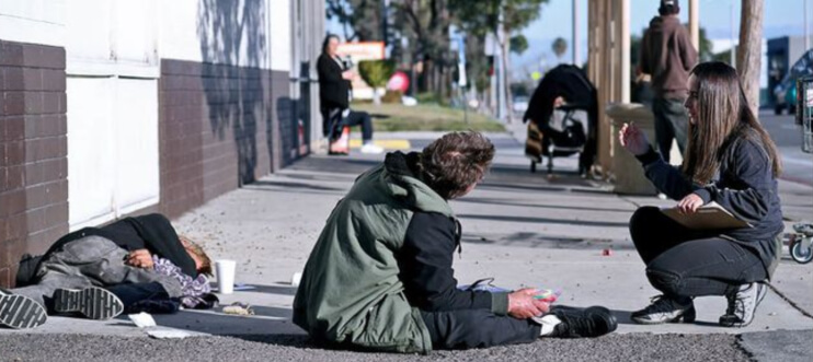 Volunteers Work To Count Orange County’s Homeless Population