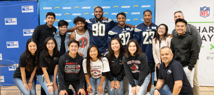 Chargers And Orange County United Way Celebrate Character Playbook