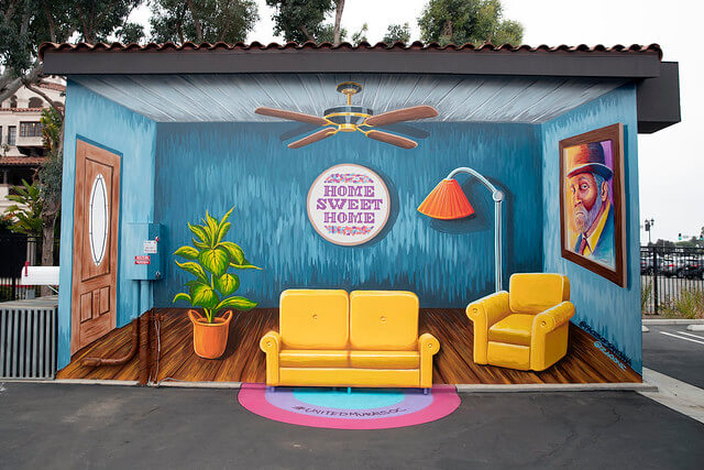 Newly Unveiled ‘Home Sweet Home’ Mural Brings Awareness To OC’s Homelessness