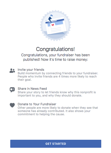 Create a Facebook Fundraiser - Step 6