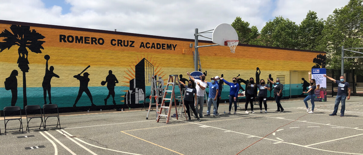 Painting A Mural Of Positivity For Orange County Students