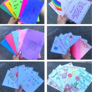 Cards Of Encouragements - Students United Volunteers In Orange County