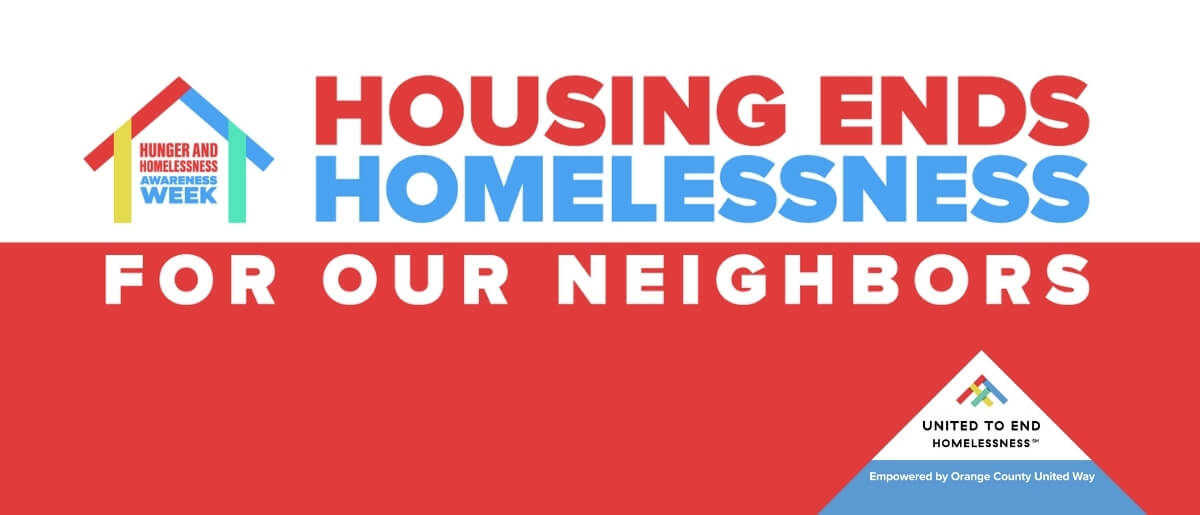 Hunger and Homelessness Awareness Week: Housing Ends Homelessness for Our Neighbors