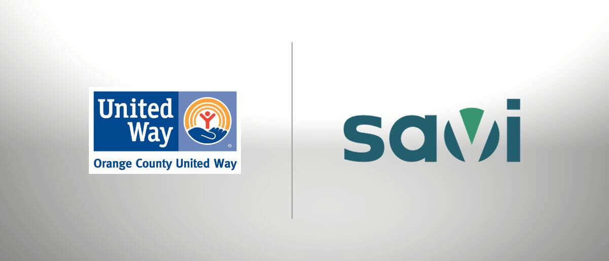 Orange County United Way And Savi Logos