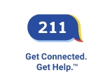 2-1-1 Orange County Get Connected. Get Help.™ logo