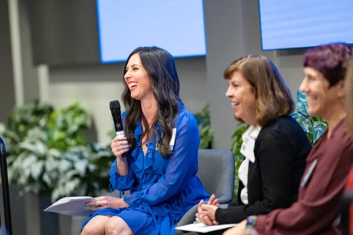 Women United advocacy training panel at Orange County United Way